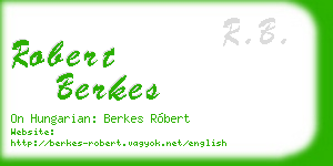 robert berkes business card